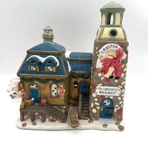 Santa’s workbench victorian series the lobster hut restaurant collectible